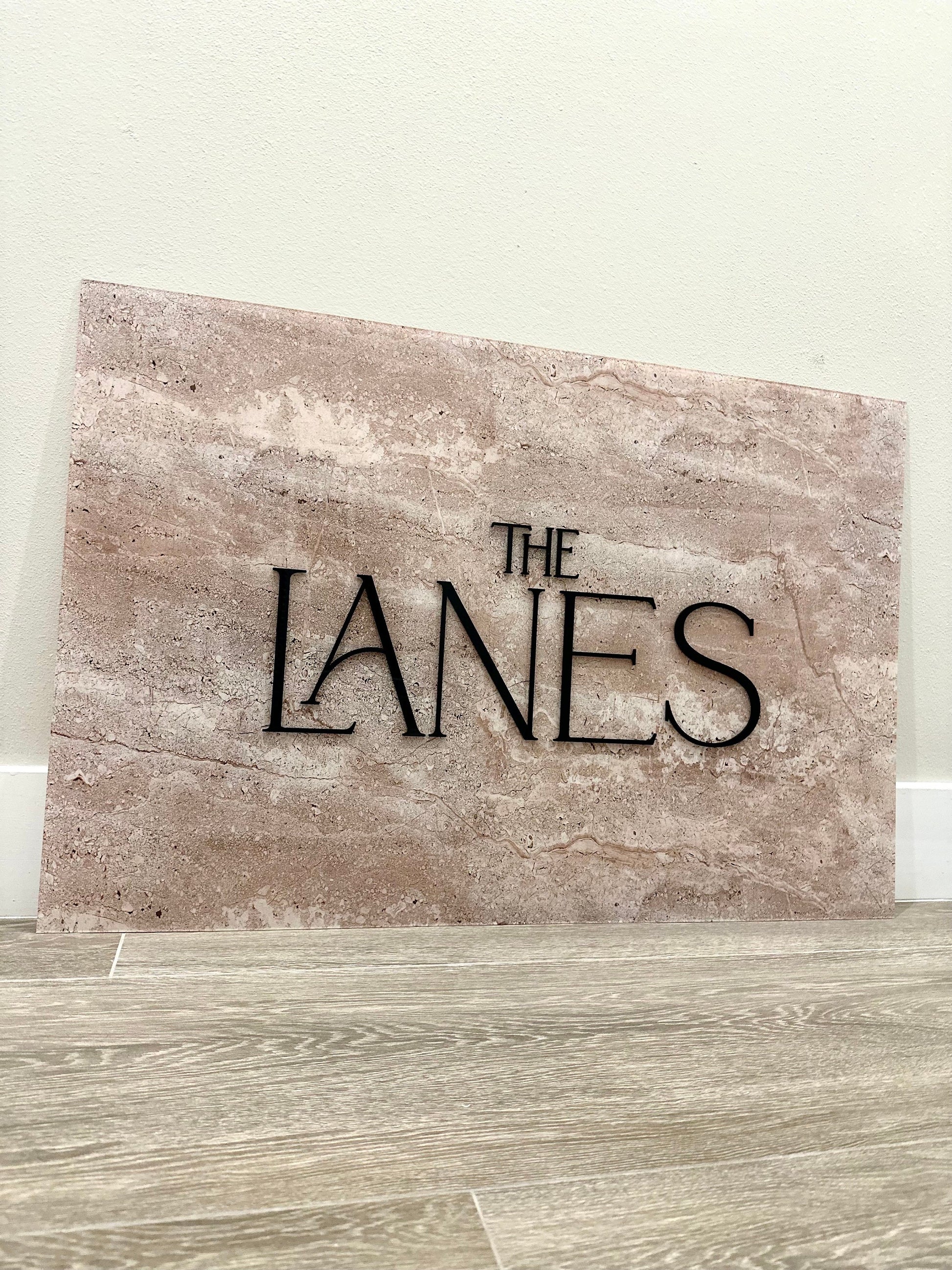 Faux Stone Wedding Welcome Sign | Minimalist Modern Signage | Travertine Wedding Signage Welcome Sign | Acrylic Wedding Sign