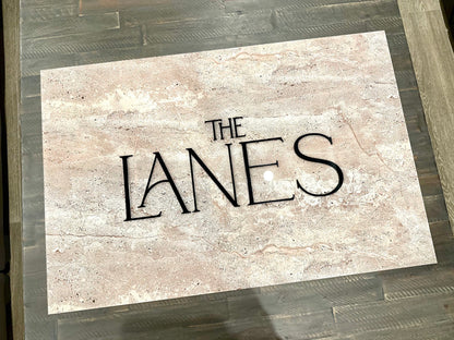 Faux Stone Wedding Welcome Sign | Minimalist Modern Signage | Travertine Wedding Signage Welcome Sign | Acrylic Wedding Sign
