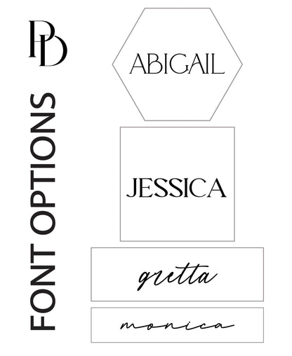 Mable Stone Acrylic Place Card Settings - Square , Stone place names, Wedding place names, wedding place card settings